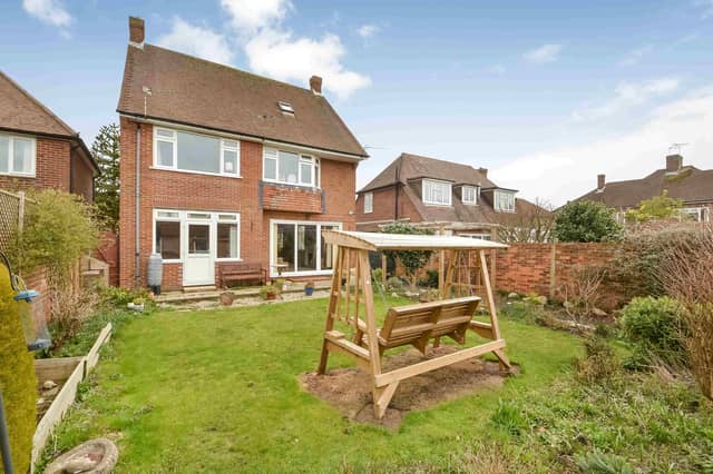 This three bed detached home in Tregaron Avenue, Drayton, is on the market for £610,000. It is listed by Town and Country Southern.