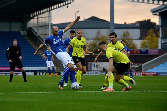 He won a lot of flick-ons in the first half and linked up with Boden well. He was excellent in heading a number of corners clear as Maidenhead looked dangerous from set-pieces. But Denton just was not at it in the second half and Chesterfield could not really get him involved.