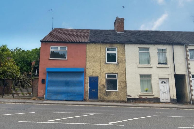 The vacant, freehold, two-bedroom, mid-terrace property stands flush to the pavement. It boasts a reception room and interconnected kitchen on the ground floor and two bedrooms and a bathroom on the first floor, as well as a rear garden. It has a guide price of £25,000-plus.