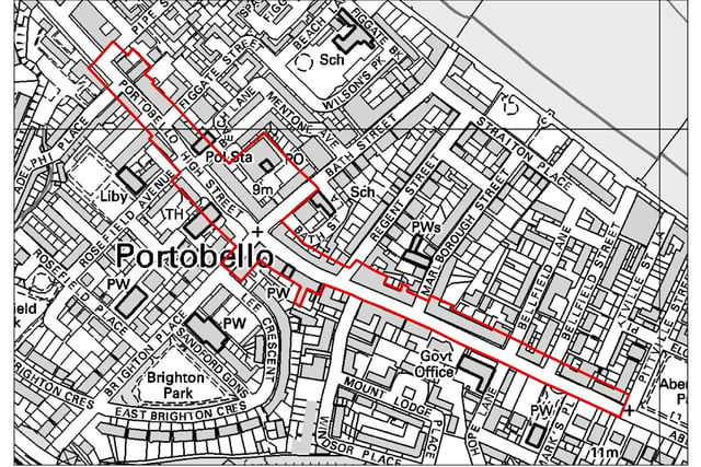 Portobello's High Street in the town centre has been highlighted as a potential area
