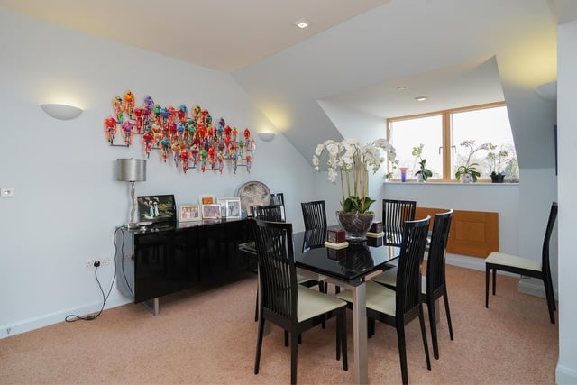 Reconfigured by the current owner, there's an open plan feel to the lounge/dining room.