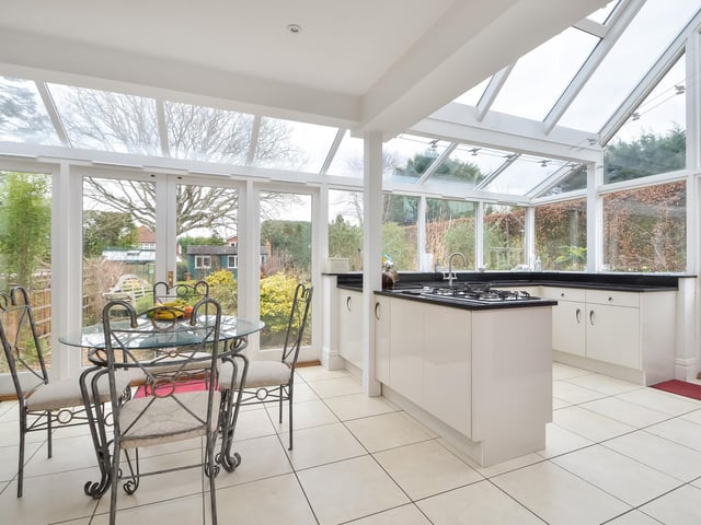 This four bedroom house in Queen's Road, Waterlooville is on the market for £1.195m. It is listed by Fine and Country
