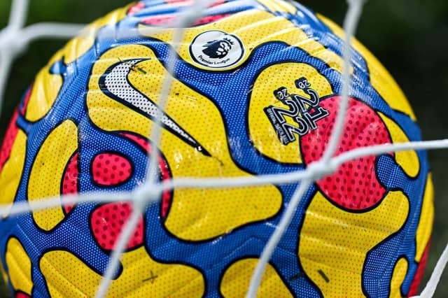 Premier League Nike Flight winter match ball. (Photo by Marc Atkins/Getty Images)