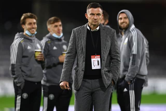 Paul Heckingbottom and Sheffield United have not contested a game since beating Fulham at Craven Cottage earlier this month: David Klein / Sportimage