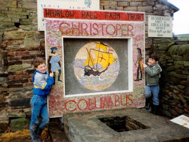 Well dressing at Whirlow Hall Farm.