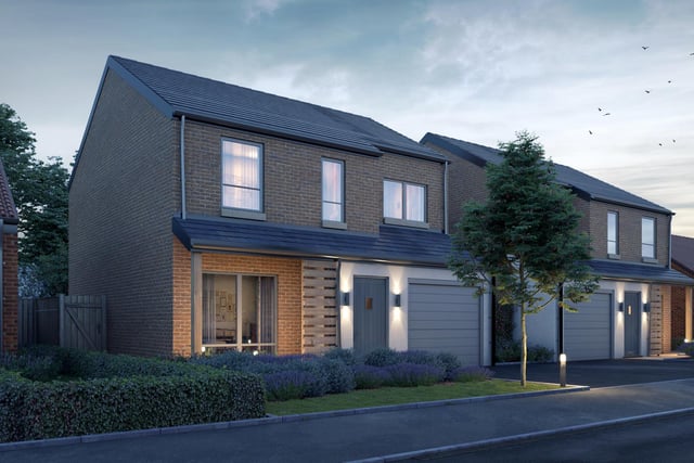 The Moorhen is a detached house with four bedrooms, prices from £277,500.