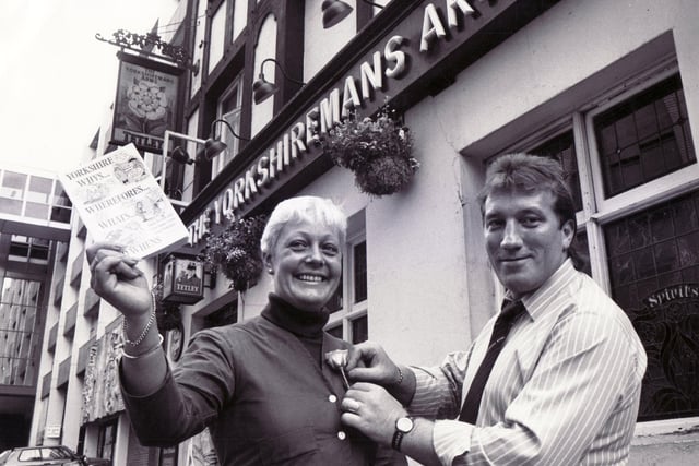 Chris and Pat Salisbury, of the Yorkshireman's Arms, Sheffield - 1987