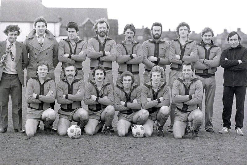 Sutton Trinity Football Club's lineup from 1981 - spot anyone you know?