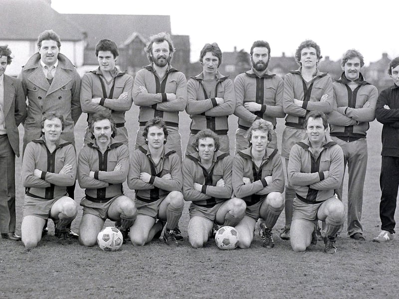 Sutton Trinity Football Club's lineup from 1981 - spot anyone you know?