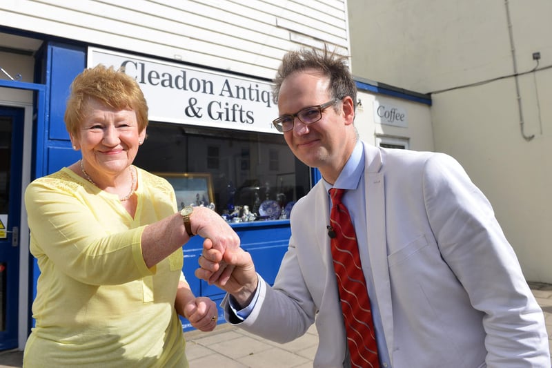 Antique Road Trip's Charles Hanson visited Judith Brown at Cleadon Antiques and Gifts 3 years ago.