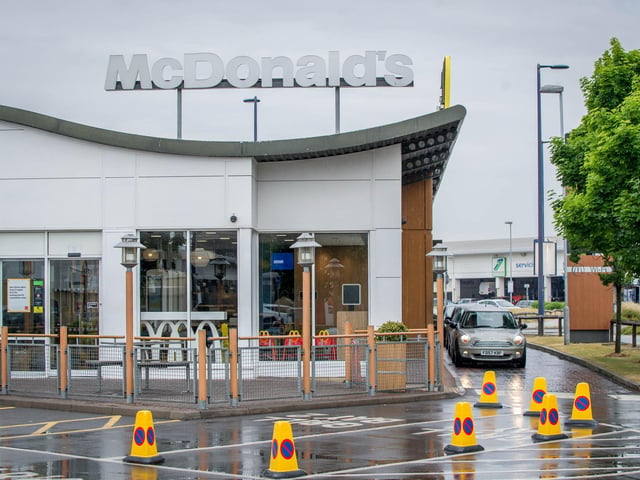 There were long queues as McDonalds reopened its drive-thru restaurants across the city on Wednesday, June 3 - including at the one in Fratton