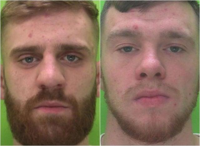 These two Kirkby men were jailed for almost ten years between them following a vicious attack through a car window during a robbery.