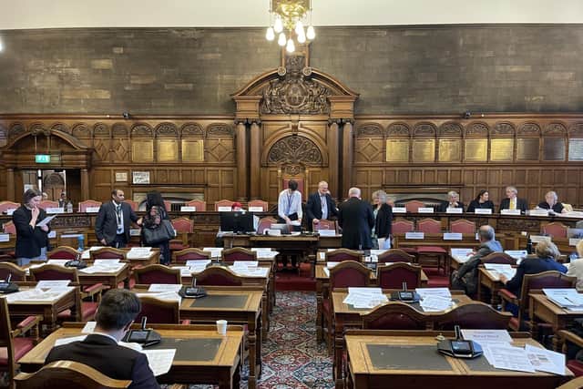 Sheffield Council Town Hall chamber