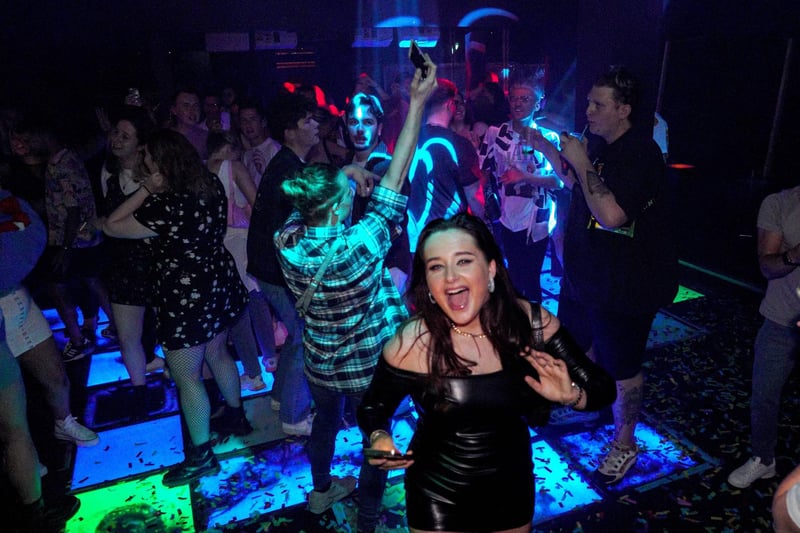 Revellers enjoy their night out at Powerhouse nightclub in Newcastle.