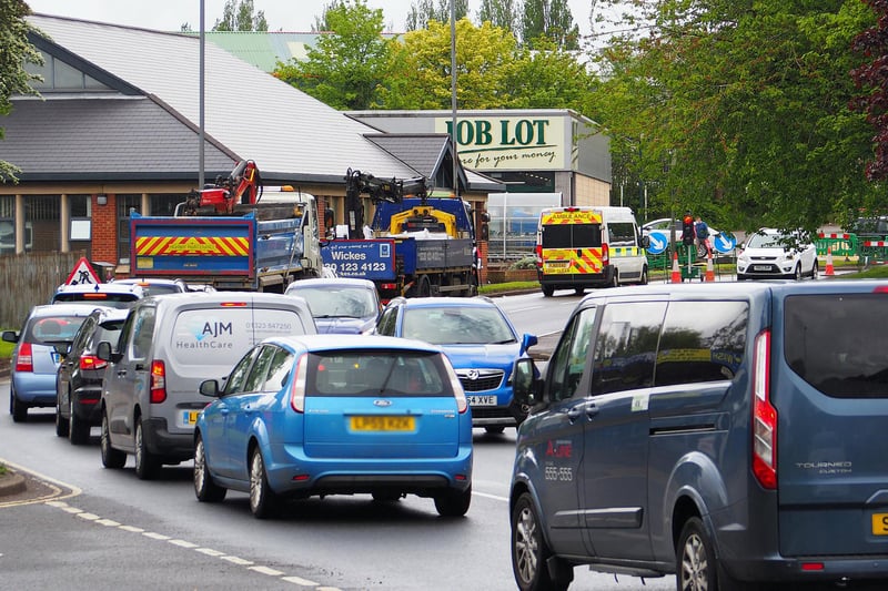 Delays are likely at Duke Street and Lowgates, In Staveley due to traffic control for roadworks sunning until  August 27