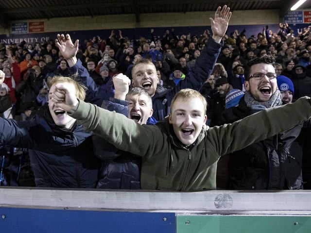 Supporters celebrate at Lincoln.