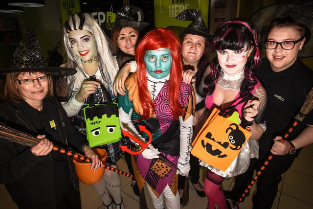 Staff from Pep & Co were enjoying a Halloween fundraiser in 2015. Were you in the picture?