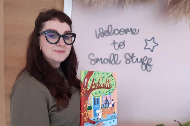 Popular toy and book shop Small Stuff has closed its shop after five years, blaming imminent energy bills rise. The business will now trade online. PIctured in the shop on its last day is owner Helen Stirling-Baker