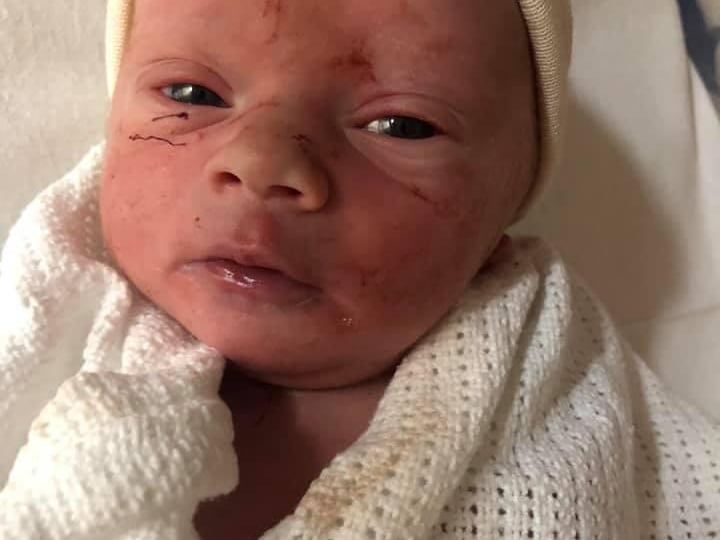 Emily Severn, said: "Arlo Neil Jake Severn. Born in the 1st lockdown on the 24th April 2020. He was 4 days late but definitely worth the wait.