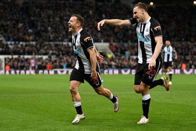 Ryan Fraser's Newcastle career simply hadn't got going prior to Howe's arrival. He's gone from someone struggling to perform or get regular game time to a key starting player in a matter of months. The contrast in his performances has been very impressive as he is the most improved player under Howe according to our average ratings. Average rating before Howe: 4.667 | Average rating under Howe: 6.4545