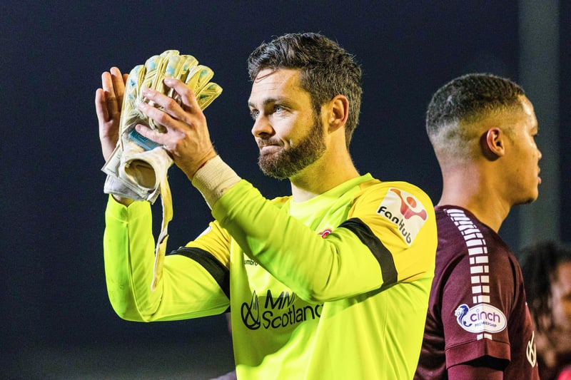 The Hearts goalkeeper earns a reportedly weekly wage of £4,400.