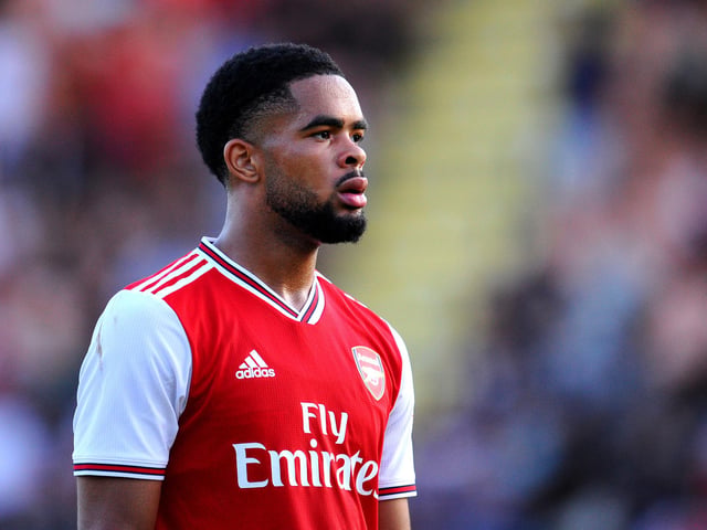 Nineteen-year-old striker has joined Gunners team-mate Zech Medley in moving to Gillingham on loan. Picture: Alex Burstow/Getty Images