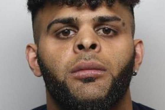 Pictured is former Uber taxi-driver Zafran Hussain, aged 24, of Monteney Crescent, at Ecclesfield, Sheffield, who was sentenced at Sheffield Crown Court to 15 months of custody after he pleaded guilty to sexually assaulting a female passenger in his cab by kissing her on the lips.