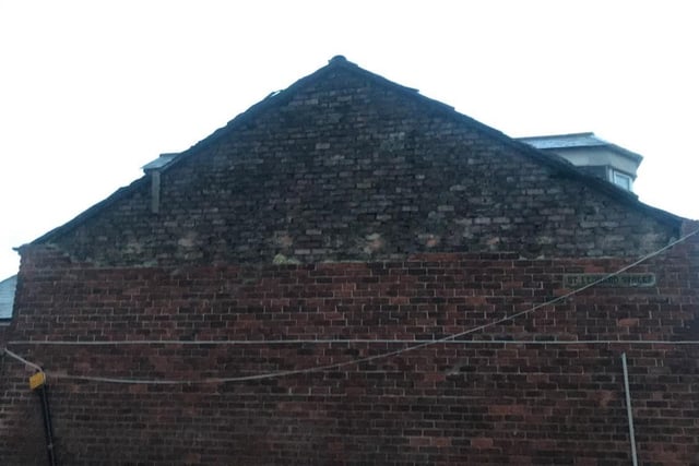 Bricks missing from a property in Villette Road. Picture: Keevie Nolan.