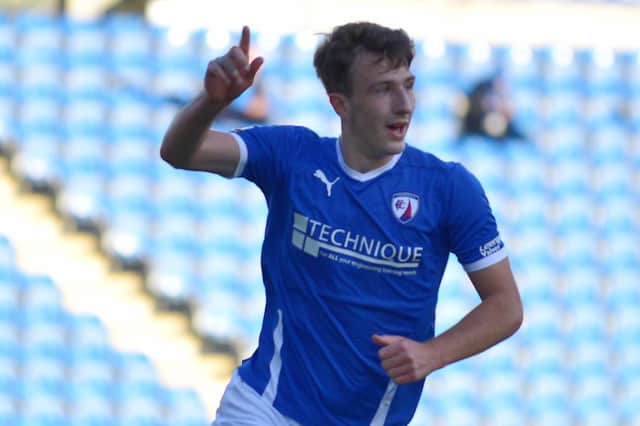 Luke Rawson scored his first two goals for Chesterfield as the Spireites beat Woking 4-0.