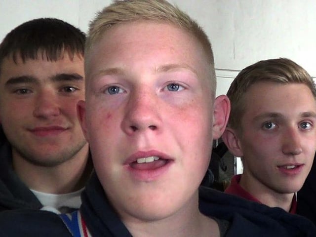 Artic Monkeys fan Brad Russell, 16, and friends, all in a queue for tickets at Sheffield Motorpoint Arena in 2013