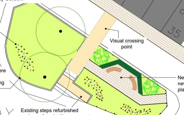 Plans on the table for the East Herringthorpe scheme include a new community garden