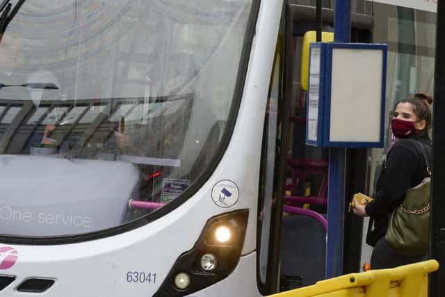 Public transport users in Sheffield have been told they are now required to wear masks on trams and buses.