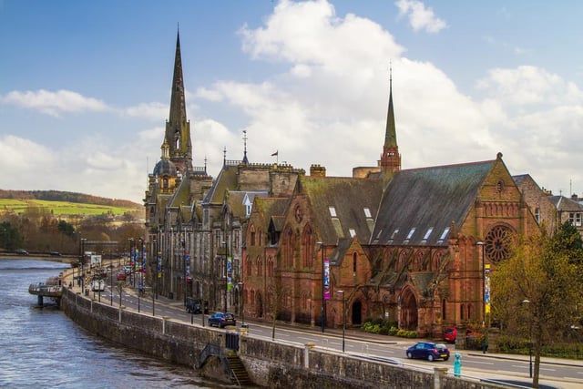 The only Scottish location to make it into the top 20, Perth, the ancient capital of Scotland, came in the top five happiest places to live in Britain.