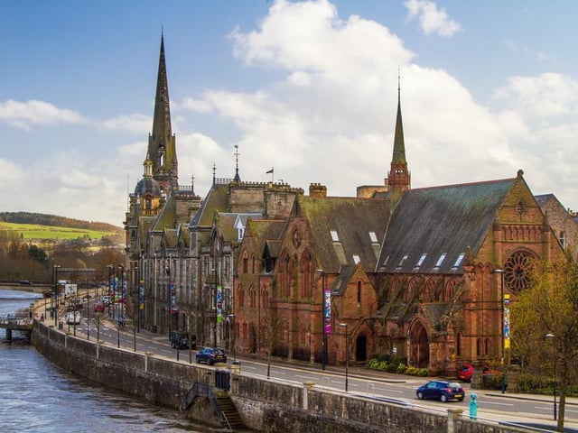 The only Scottish location to make it into the top 20, Perth, the ancient capital of Scotland, came in the top five happiest places to live in Britain.