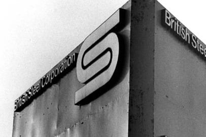 The British Steel Corporation logo was seen all over Sheffield in the 70s and 80s, with the nationalised industry having a major presence in the city