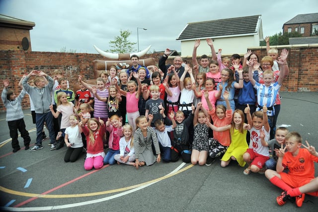 Wingate youngsters and organisers pictured during the event at the Wingate Community Centre. Were you there in 2014?