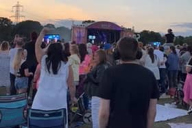 Concertgoers at the Steps gig at Yorkshire Wildlife Park were videoed chanting 'turn it up' because they couldn't hear any of what was going on on stage.
