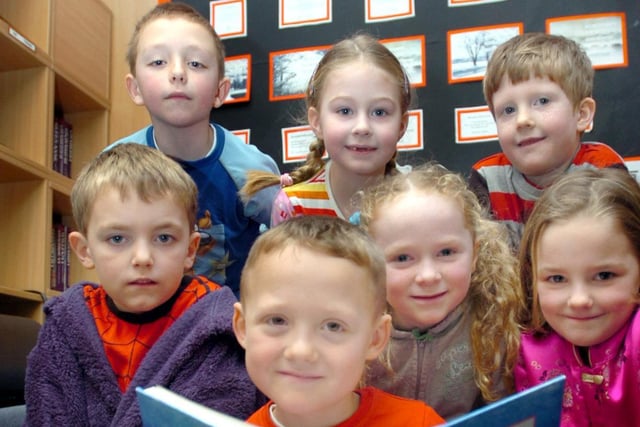 Children at St Bega's RC Primary School were enjoying a good read on World Book Day in 2008.
