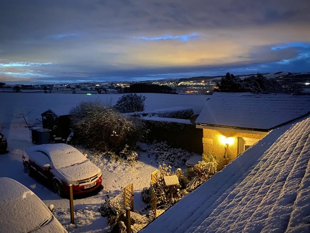 What a view! This was snapped by the Evening News very own Lisa Ferguson. An amazing pic, thanks Lisa!