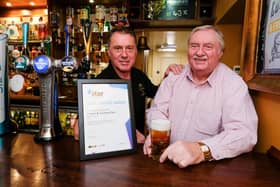 Rob Jane and his dad Alan have run The Crown and Cushion pub in Burncross, Sheffield, since 1992. They have been congratulated by Star Pubs & Bars, which owns the building, for their long service