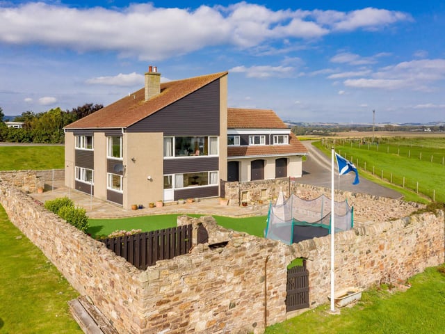 House and garden.