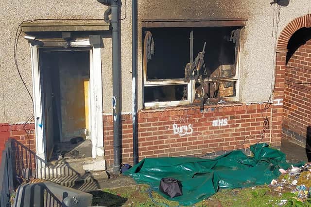 Officers have revealed they believe the fire at a home in Wordsworth Avenue on March 21 was started deliberately as they appeal for information.
