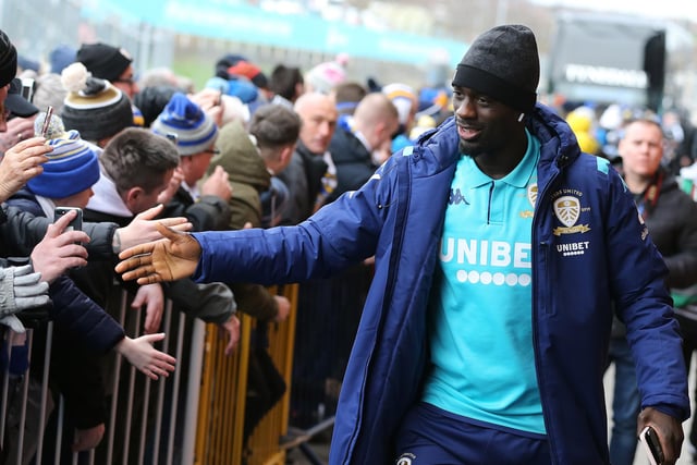 Leeds United striker Jean-Kevin Augustin is said to be back to full fitness ahead of the season returning, and has been tipped to make a big impact in the final few matches. (Football Insider). (Photo by Nigel Roddis/Getty Images)