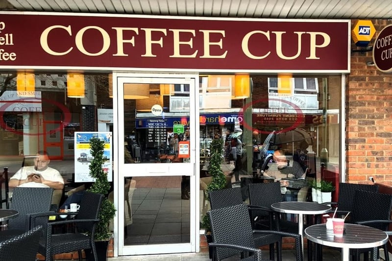 The Coffee Cup in West Street has a four and a half star rating, with 96 reviews.