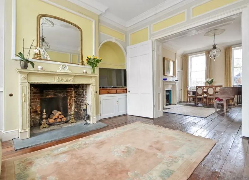 Inside the property.