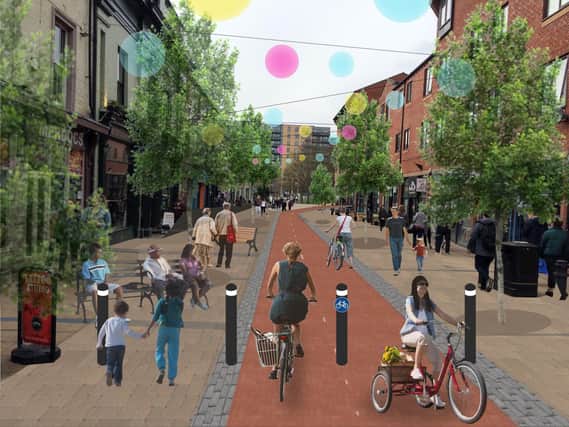 Division Street as it might look. Image: Sam Wakeling/CycleSheffield