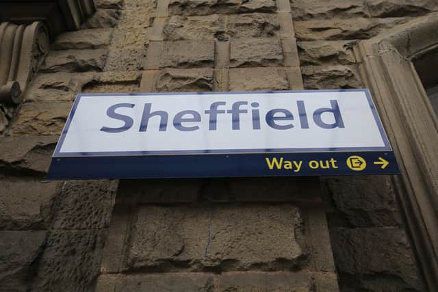 Sheffield station. Picture: Chris Etchells