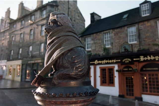 In 1999 the Greyfriars Bobby statue was swathed in a bunnet and scarf to launch a partnership between Scottish Gas and Help the Aged to reduce the number of elderly people dying from cold-related illness.