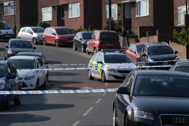 Police officers are in Ferrars Road, Tinsley, Sheffield, today after a shooting last night (Photo: Dean Atkins)