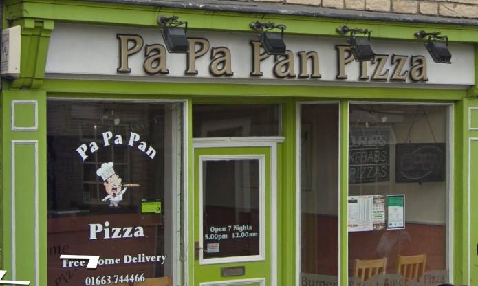Pa Pa Pan Pizza, Market Street, New Mills was inspected on March 28, 2021.